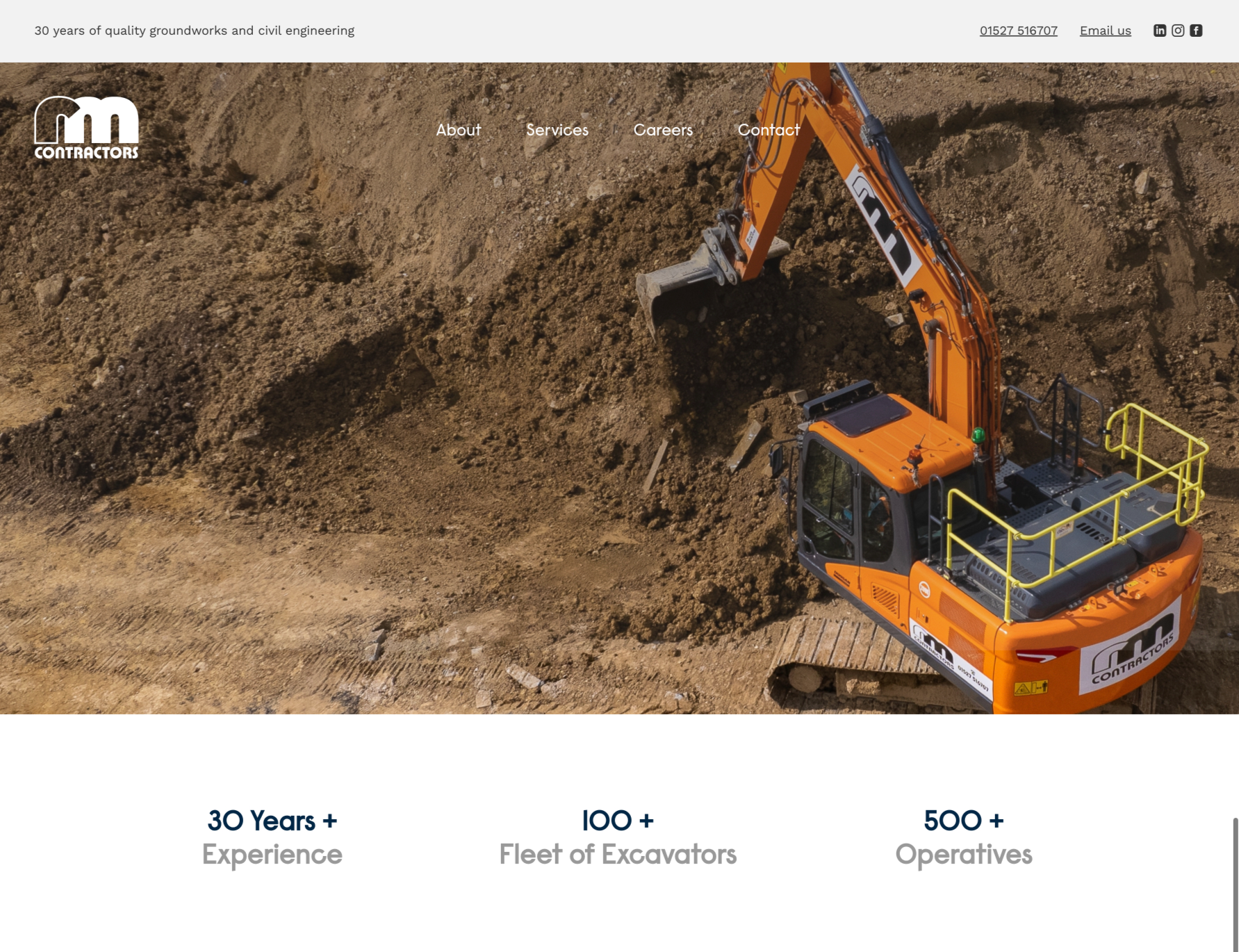 30 years of quality groundworks and civil engineering