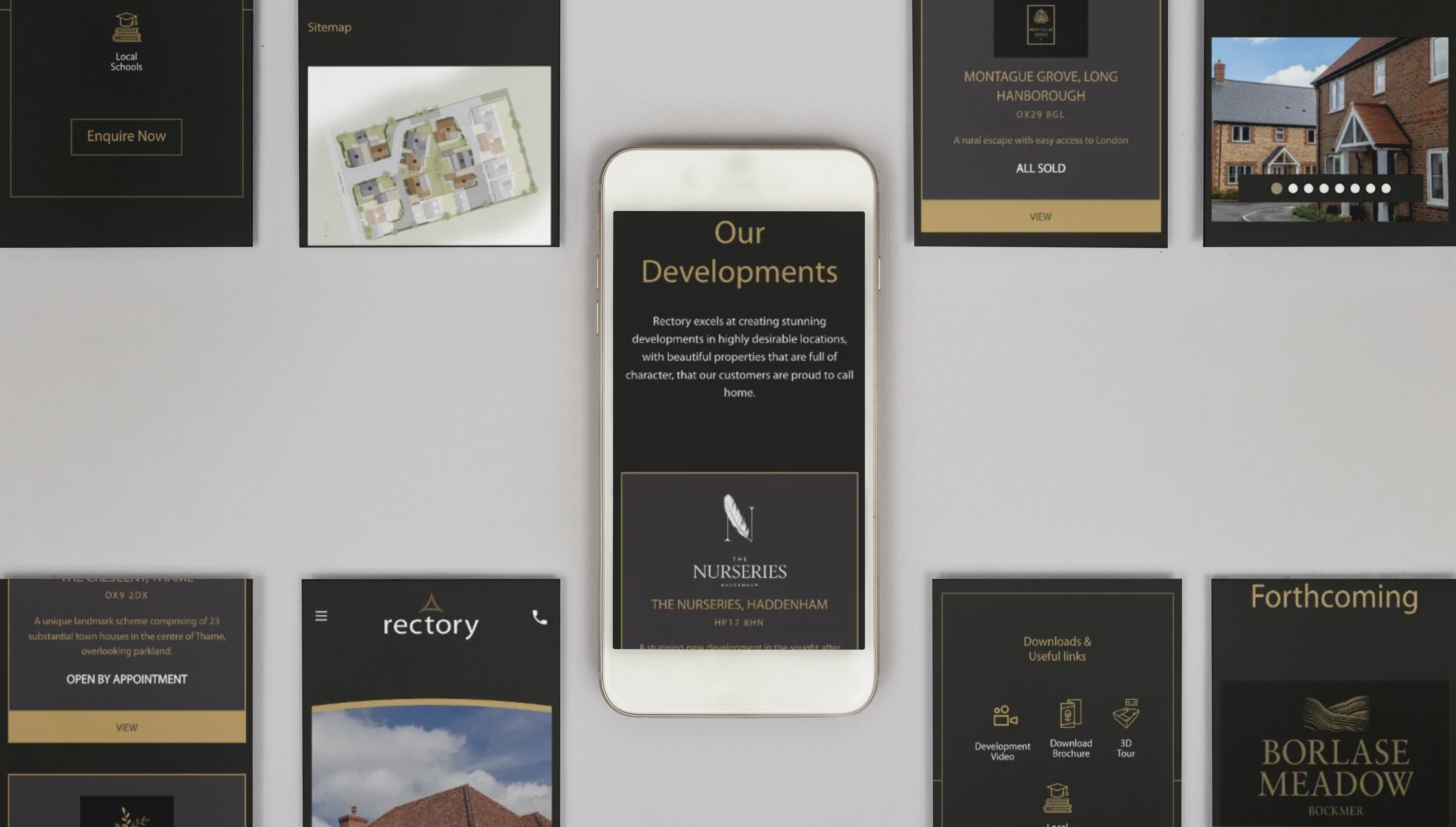 Rectory Website Mobile