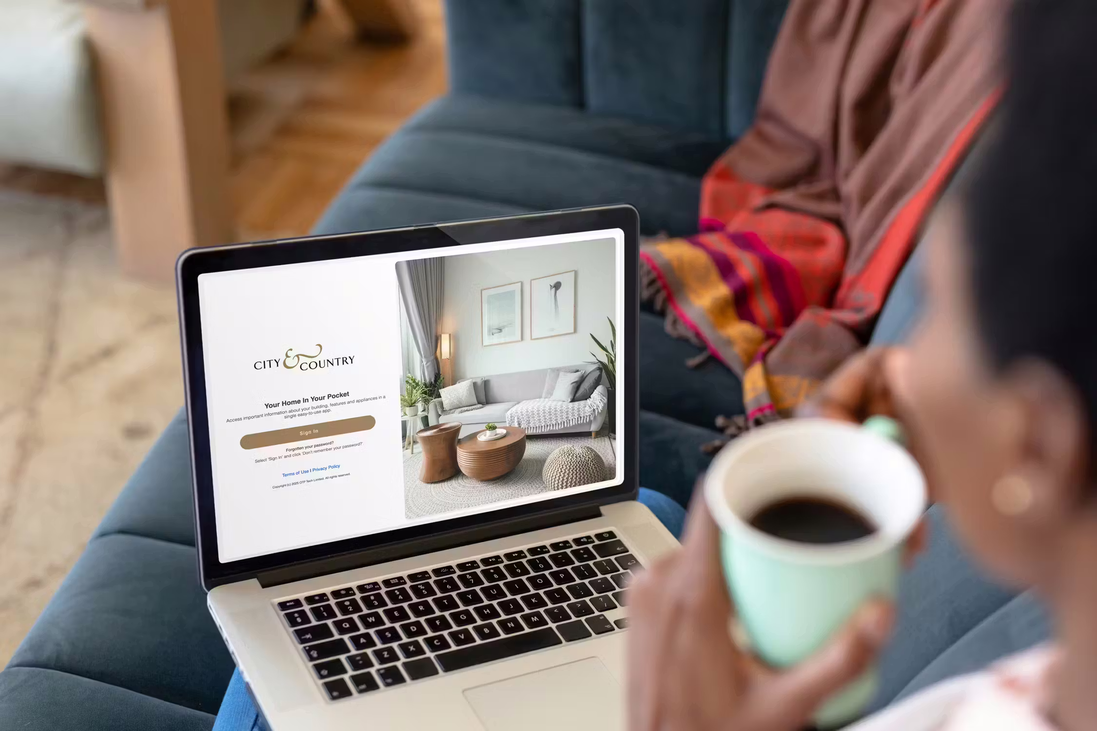 City & Country website navigation