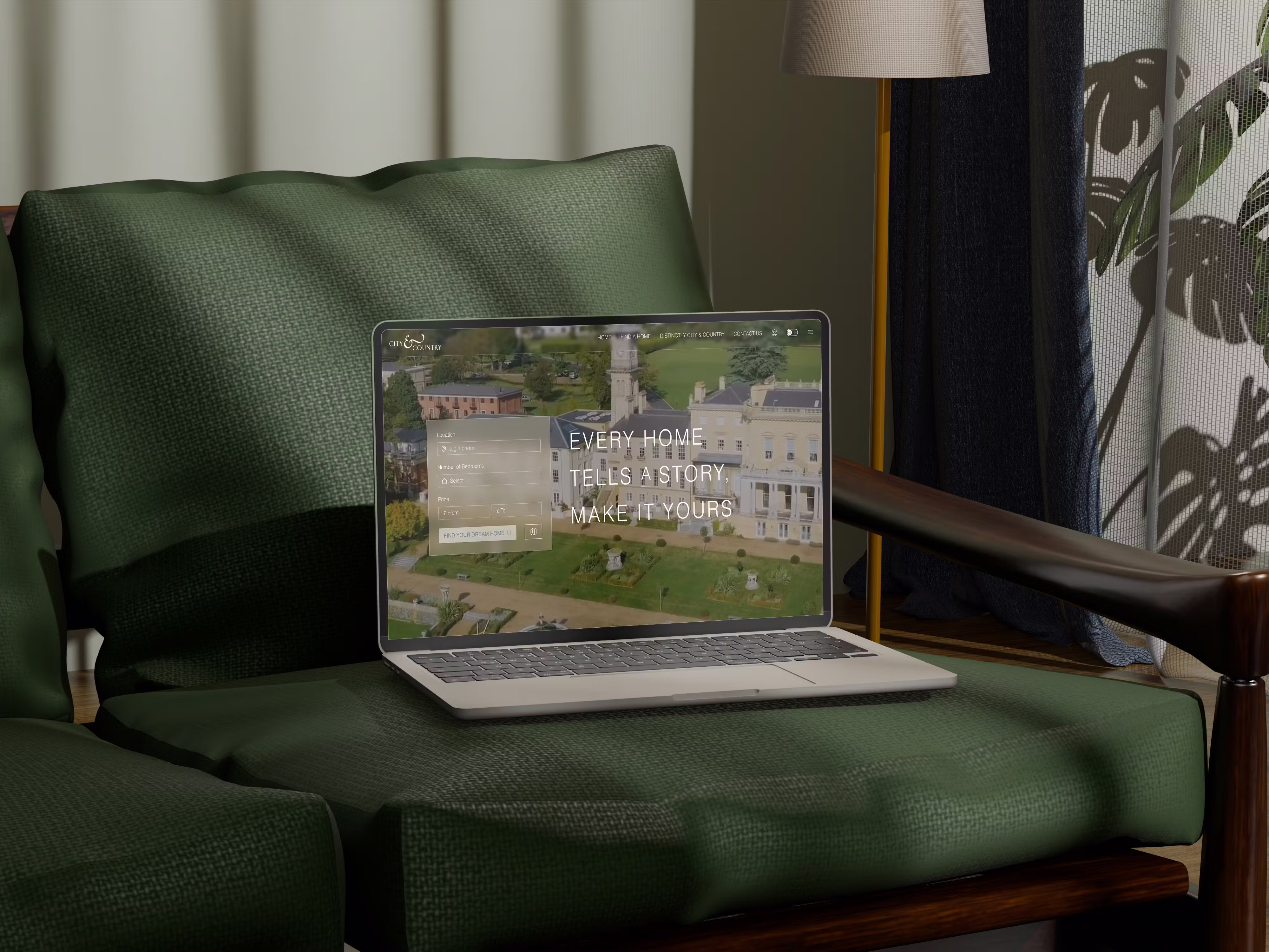 City & Country website development