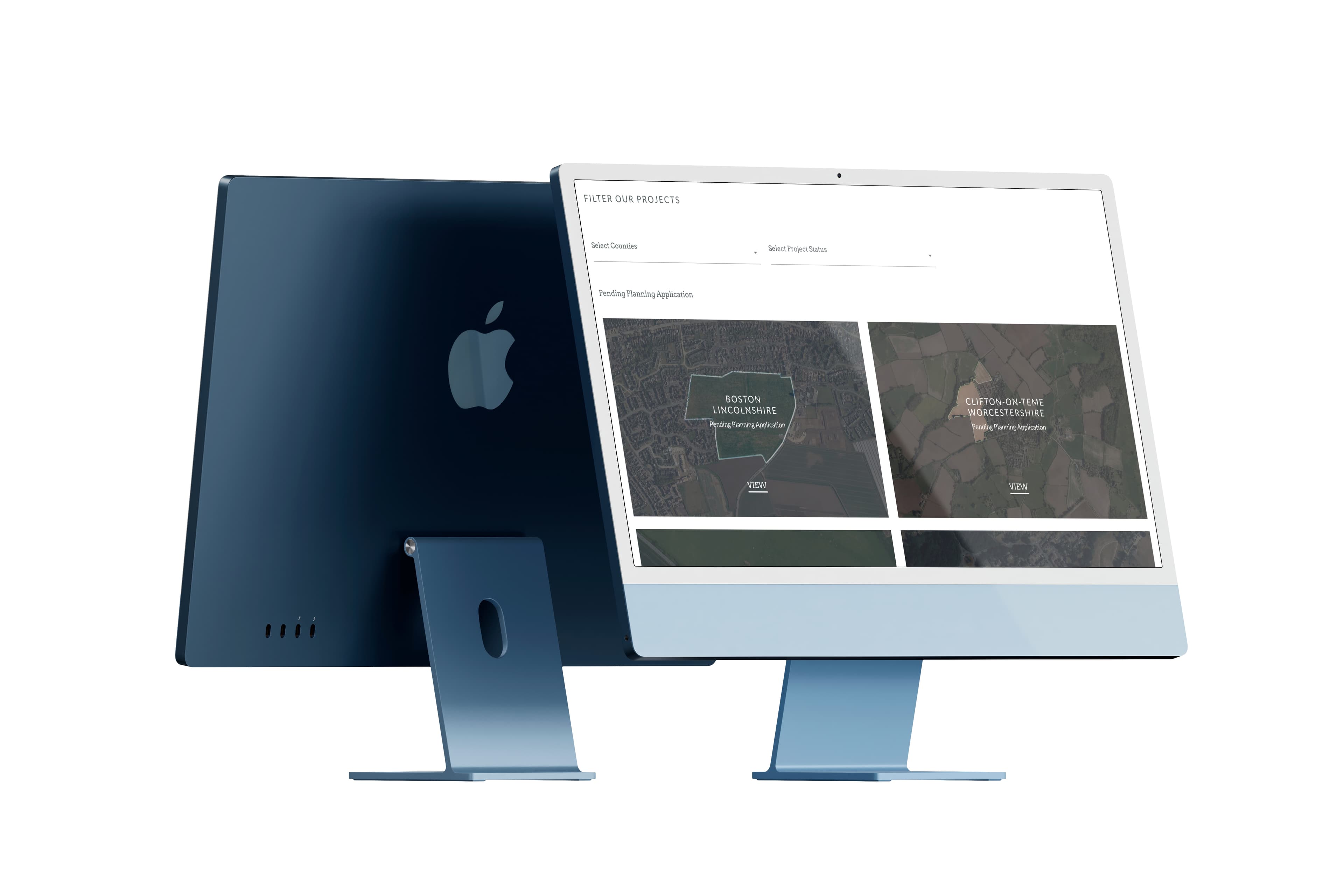 Terra Website iMac